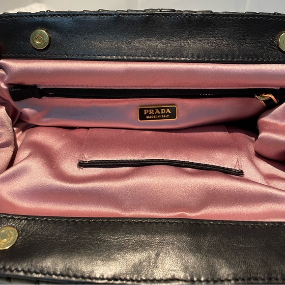 Authentic Vintage Parada Lambskin Baguette Clutch - Picture 8 of 16